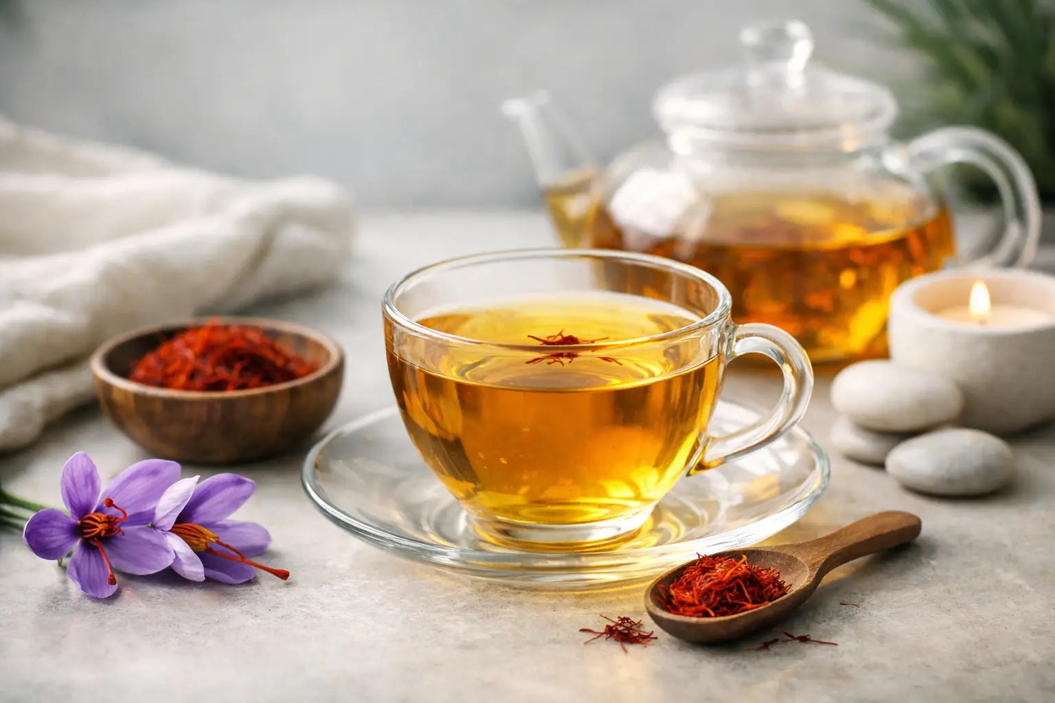 Saffron Tea Benefits: A Calmer Daily Ritual